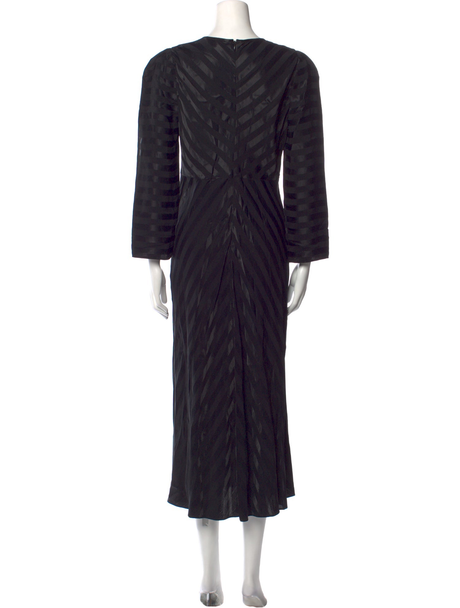 L.K. Bennett V-Neck Long Dress