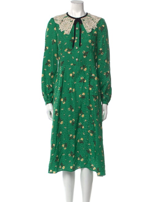 L.K. Bennett Silk Midi Length Dress