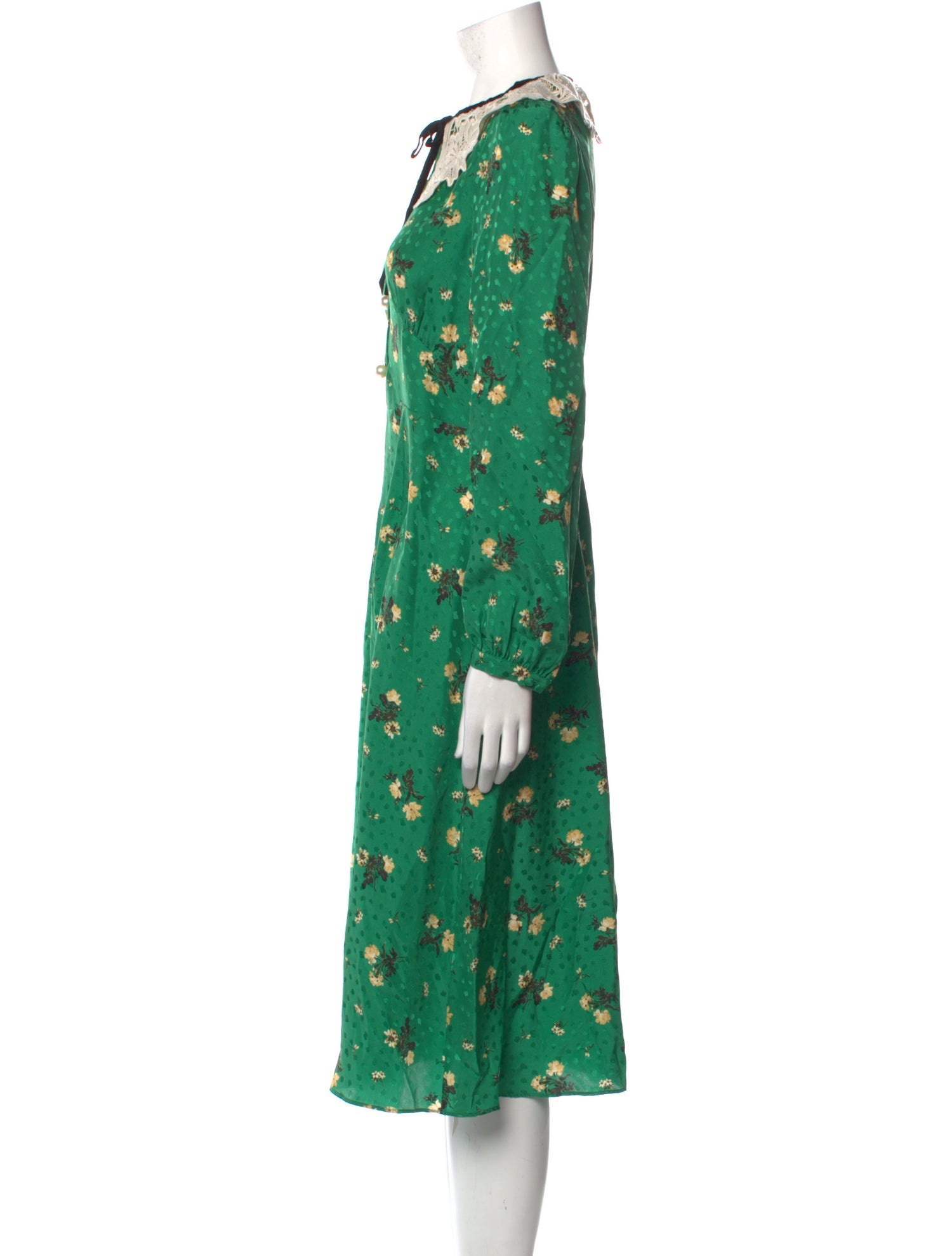 L.K. Bennett Silk Midi Length Dress