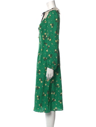 L.K. Bennett Silk Midi Length Dress