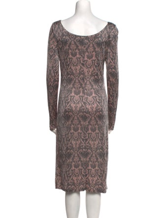 L.K. Bennett Animal Print Midi Length Dress
