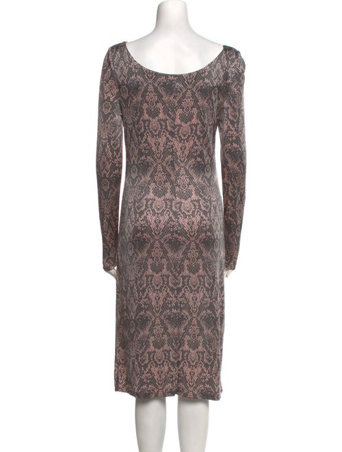L.K. Bennett Animal Print Midi Length Dress