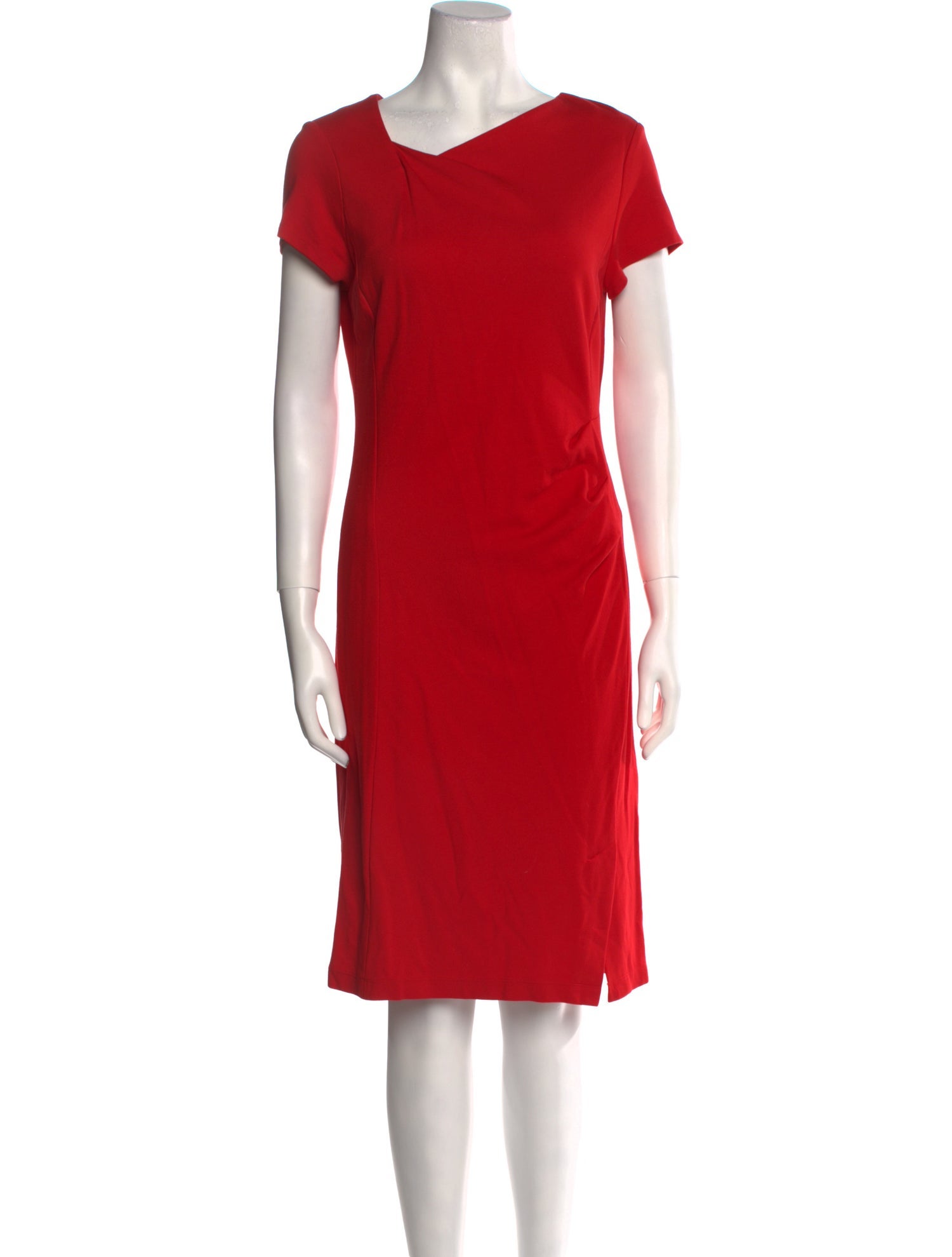 L.K. Bennett Cowl Neck Knee-Length Dress