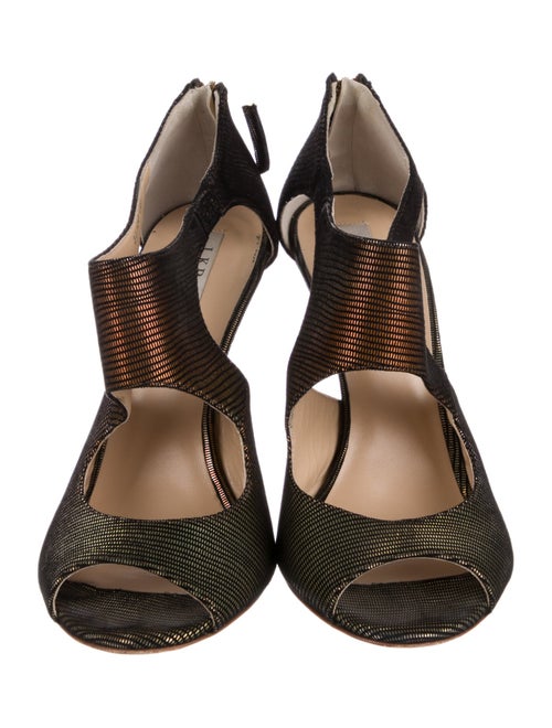 L.K. Bennett Suede T-Strap Sandals