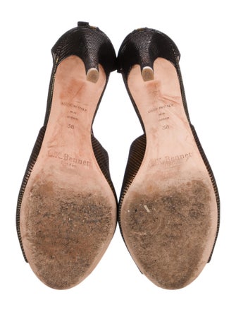 L.K. Bennett Suede T-Strap Sandals