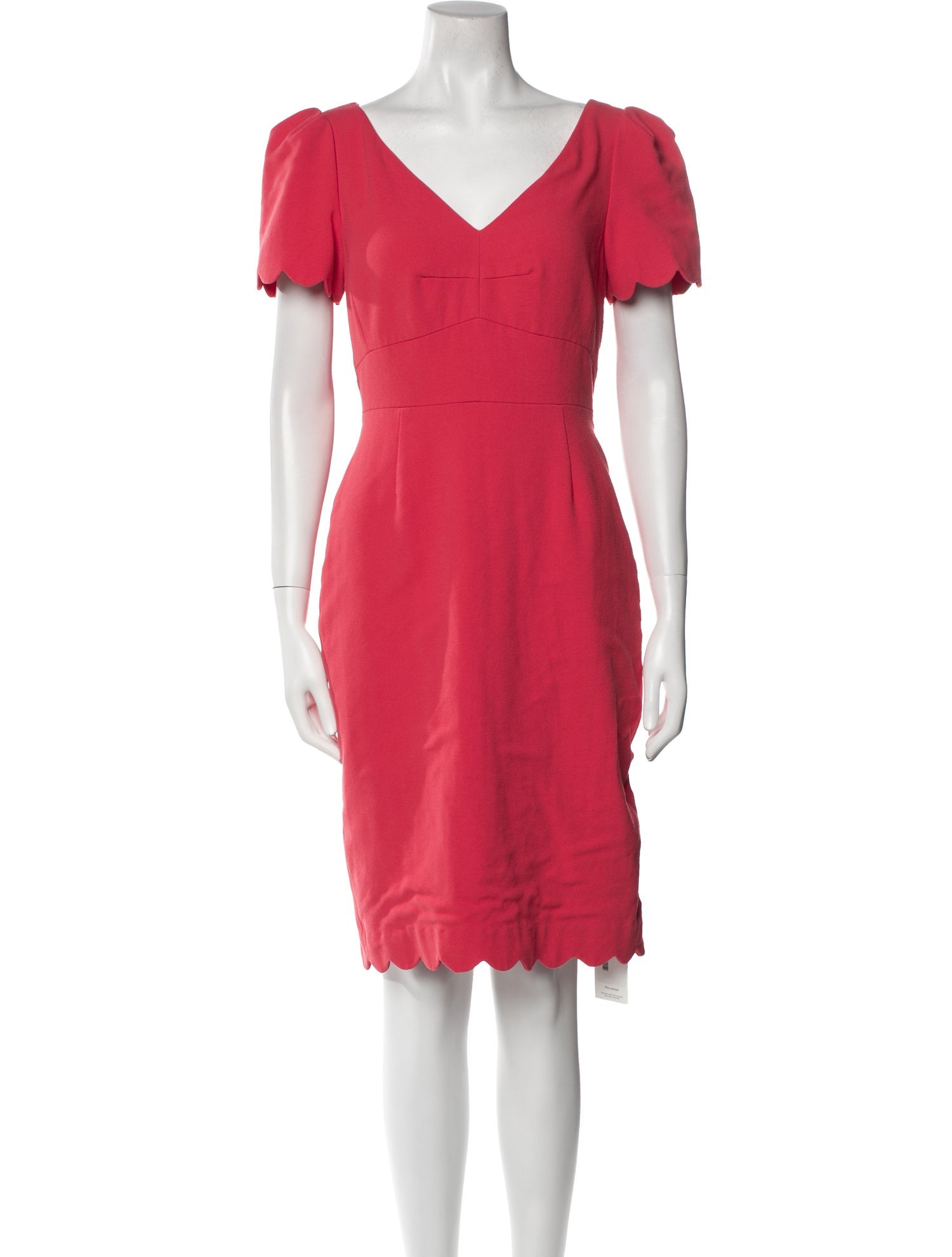 L.K. Bennett V-Neck Knee-Length Dress