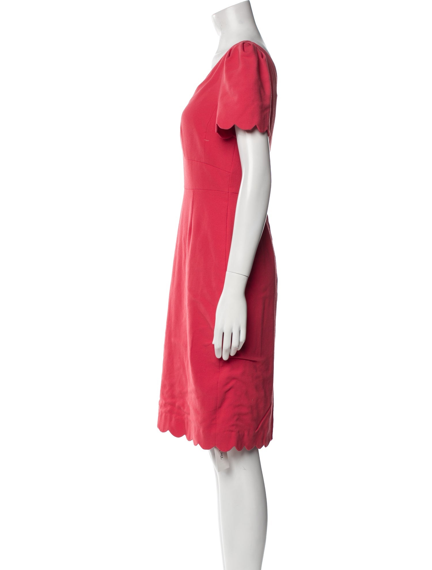 L.K. Bennett V-Neck Knee-Length Dress