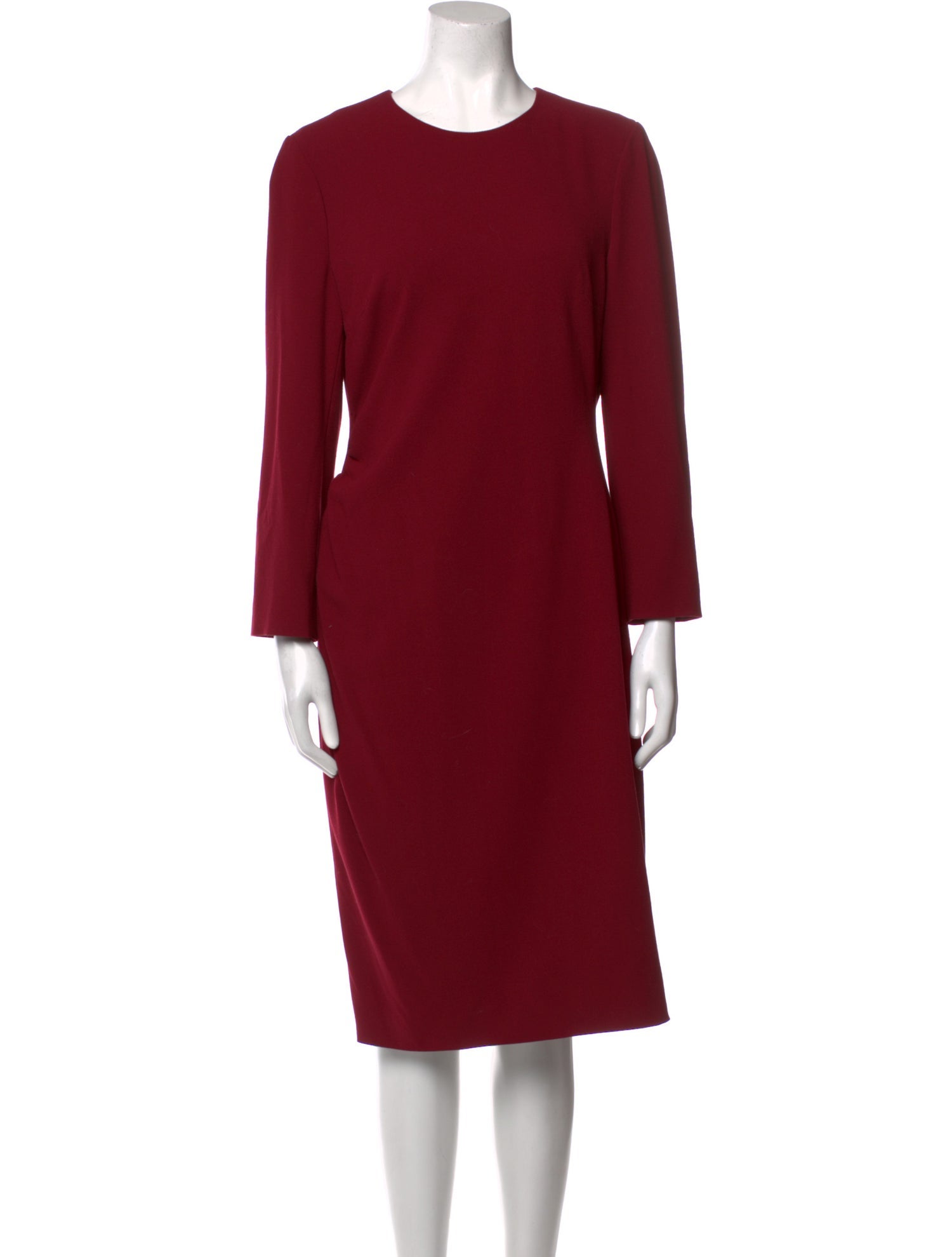 L.K. Bennett Crew Neck Midi Length Dress
