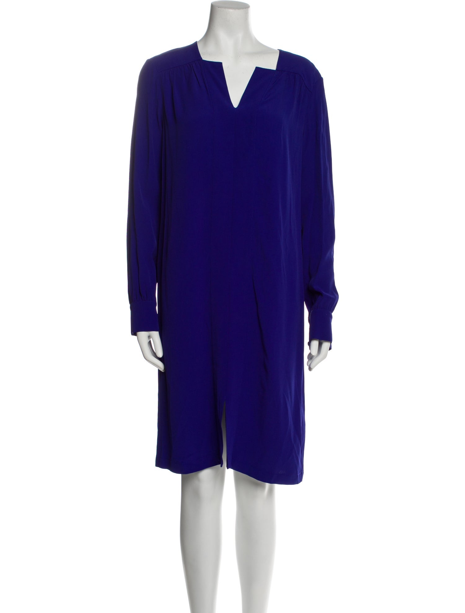 L.K. Bennett V-Neck Knee-Length Dress