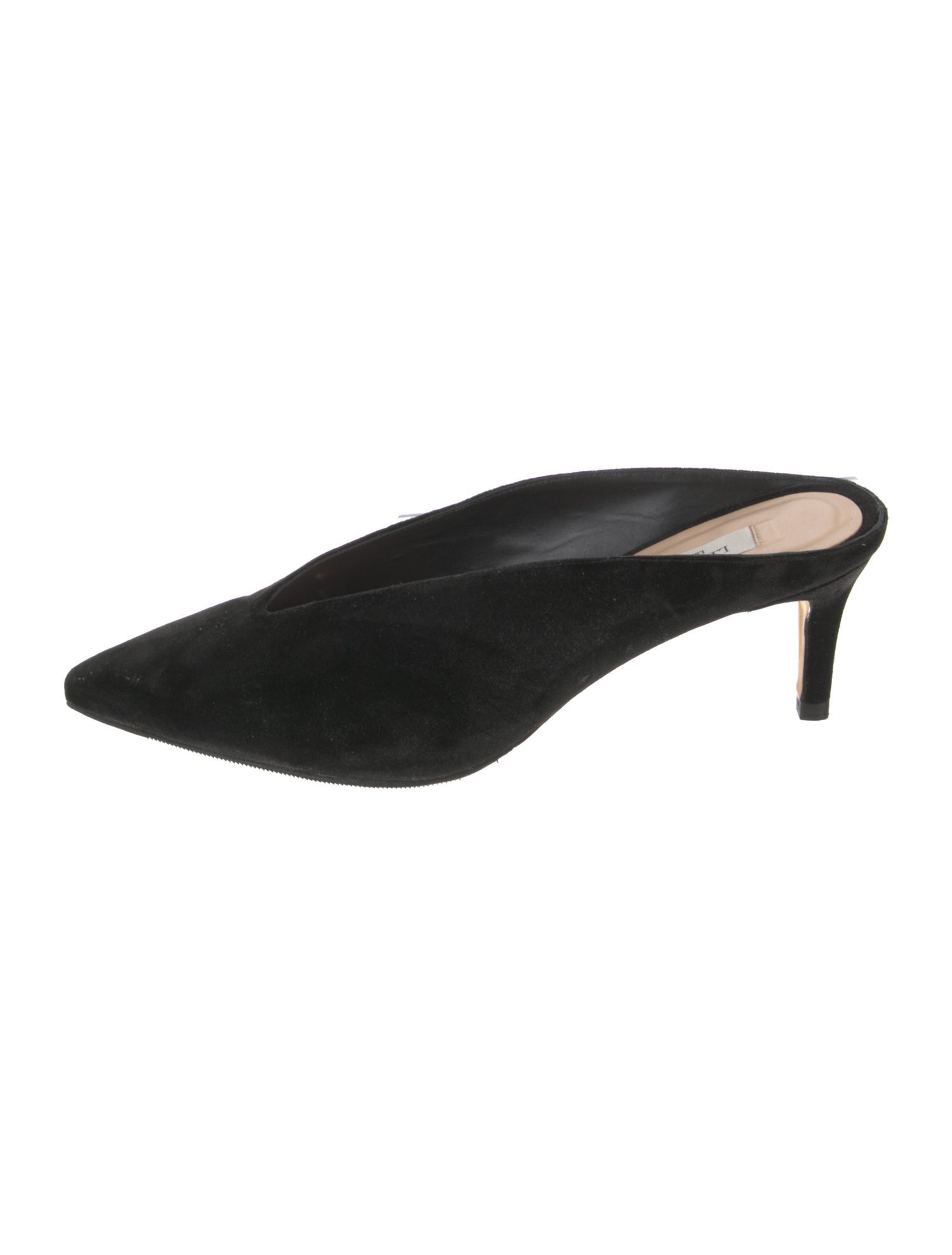 L.K. Bennett Velvet Mules