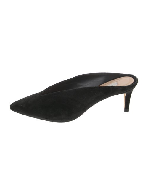 L.K. Bennett Velvet Mules