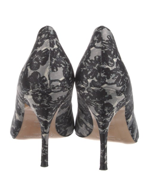 L.K. Bennett Satin Floral Print Pumps