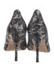 L.K. Bennett Satin Floral Print Pumps