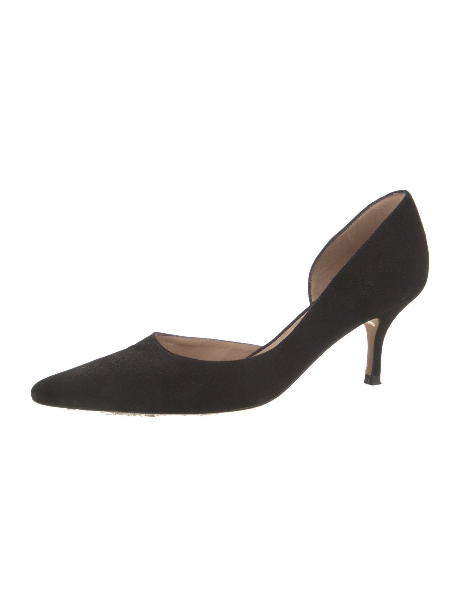 L.K. Bennett Suede D'Orsay Pumps