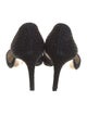 L.K. Bennett Suede Crystal Embellishments D'Orsay Pumps