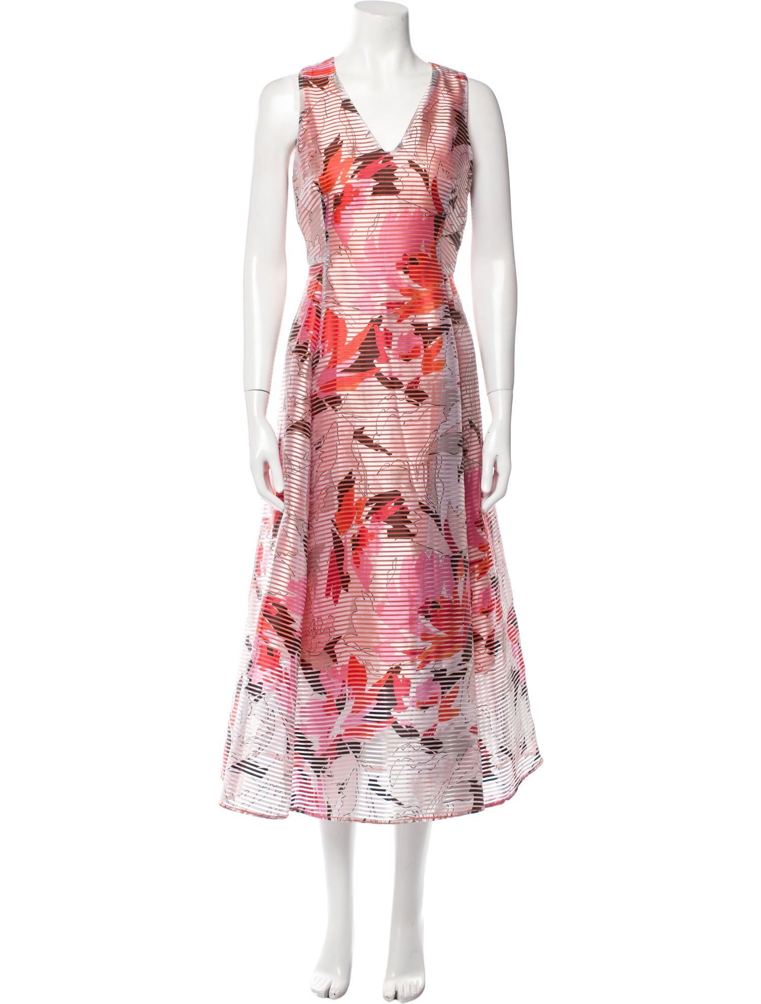 L.K. Bennett Printed Long Dress