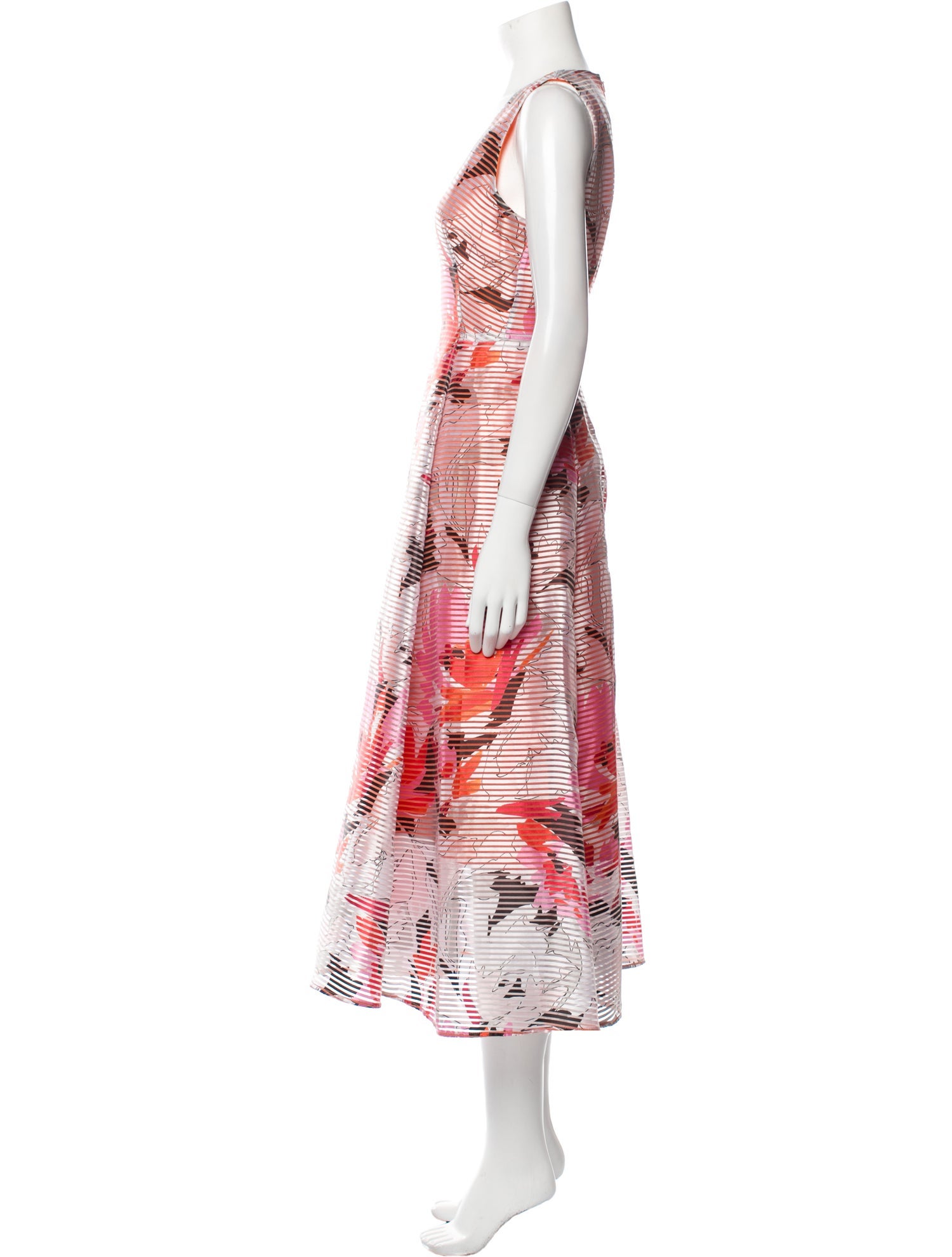 L.K. Bennett Printed Long Dress