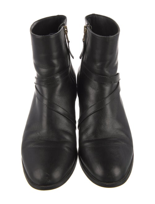 L.K. Bennett Leather Moto Boots