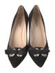 L.K. Bennett Suede Bow Accents Pumps