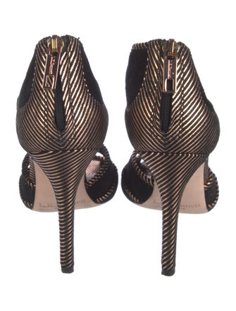 L.K. Bennett Suede T-Strap Sandals