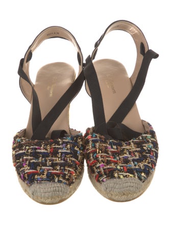 L.K. Bennett Tweed Tweed Pattern Pumps