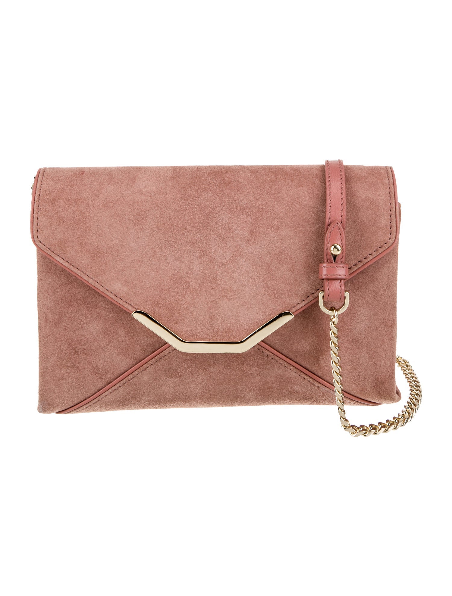 L.K. Bennett Suede Clutch