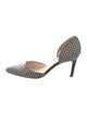 L.K. Bennett Leather Patterned D'Orsay Pumps