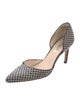 L.K. Bennett Leather Patterned D'Orsay Pumps