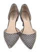 L.K. Bennett Leather Patterned D'Orsay Pumps