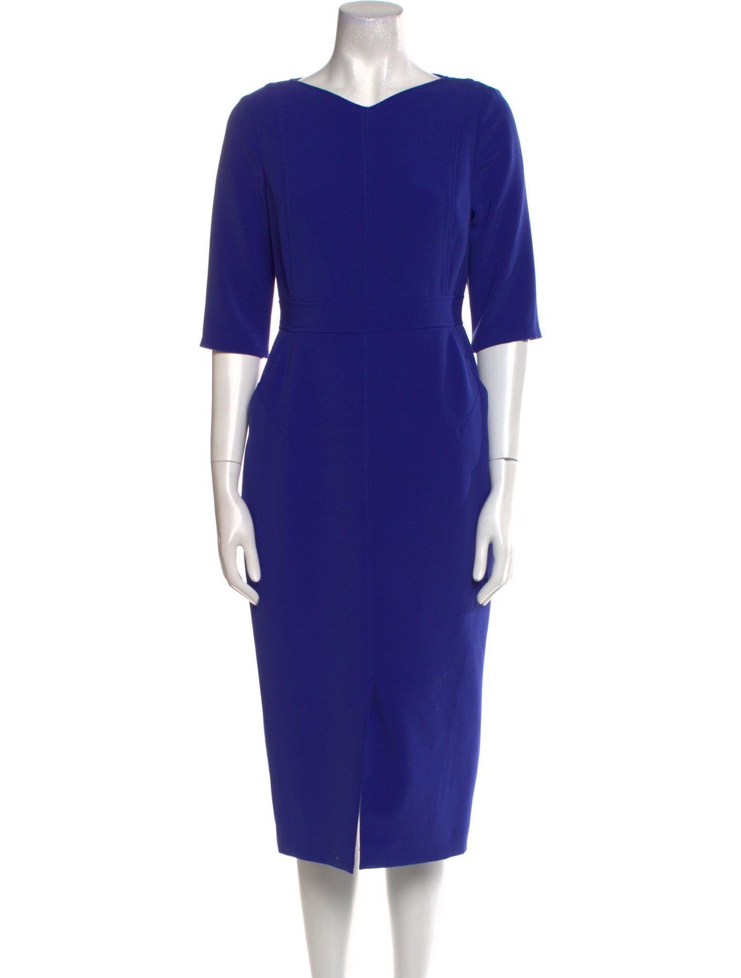 L.K. Bennett V-Neck Midi Length Dress