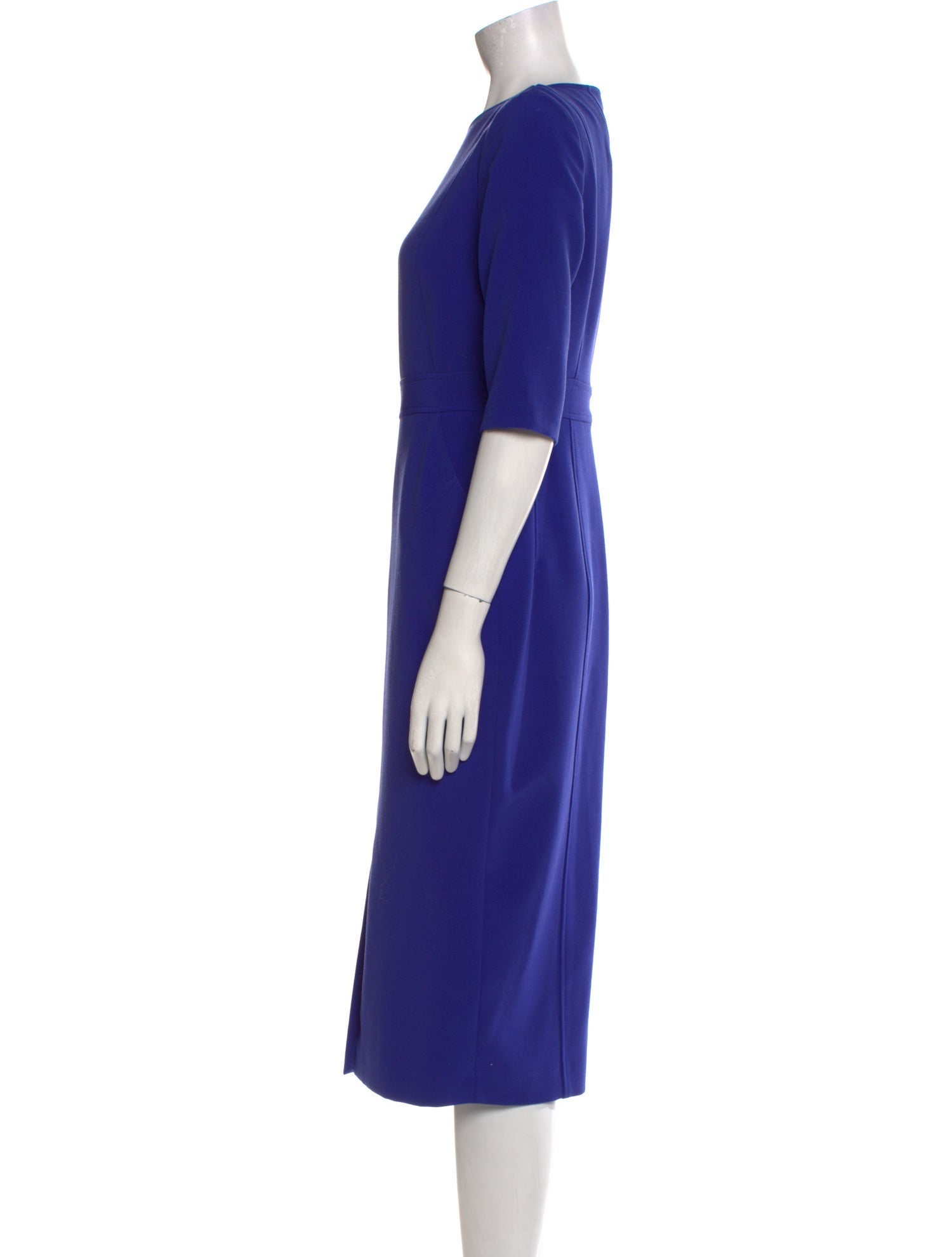 L.K. Bennett V-Neck Midi Length Dress
