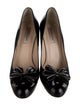 L.K. Bennett Patent Leather Floral Print Pumps