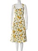 L.K. Bennett Floral Print Midi Length Dress
