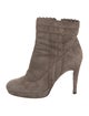 L.K. Bennett Suede Scalloped Accent Boots
