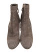 L.K. Bennett Suede Scalloped Accent Boots