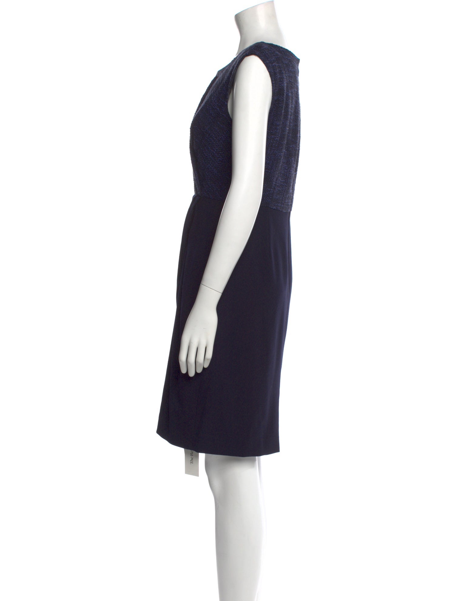L.K. Bennett Bateau Neckline Mini Dress