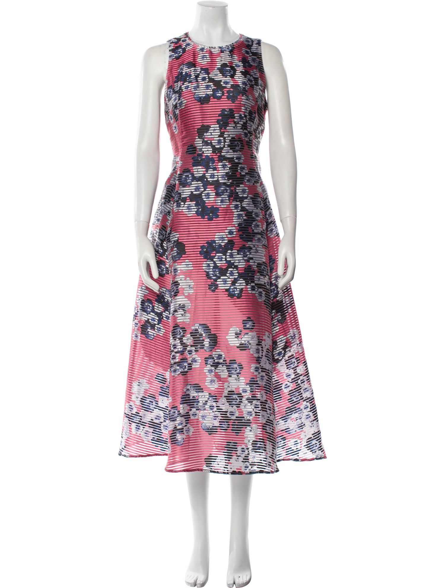 L.K. Bennett Floral Print Long Dress