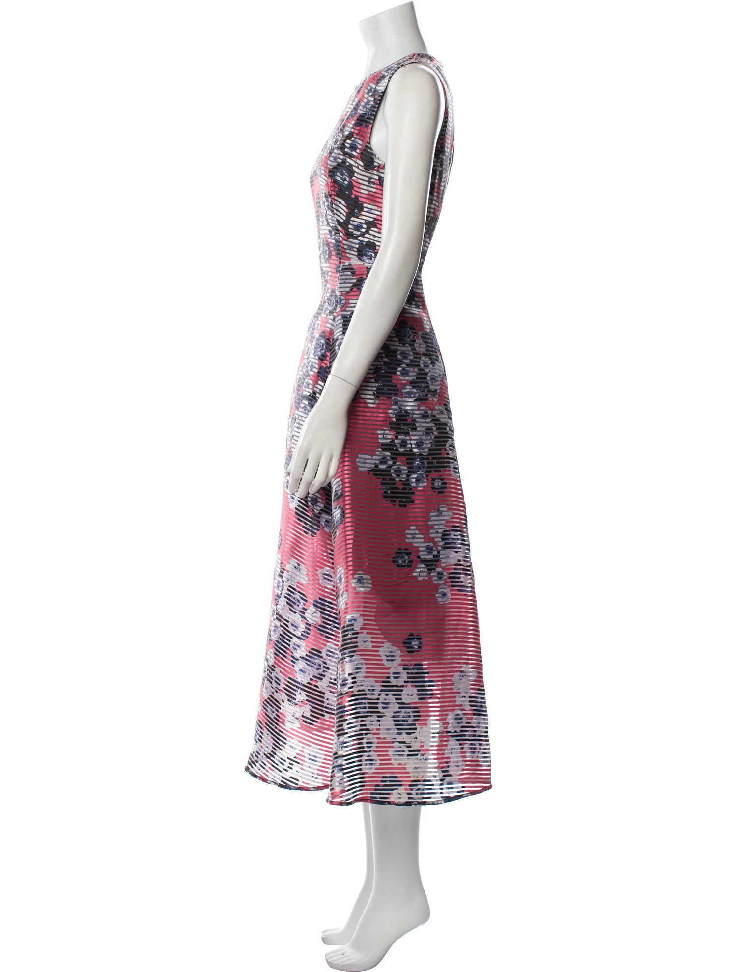 L.K. Bennett Floral Print Long Dress