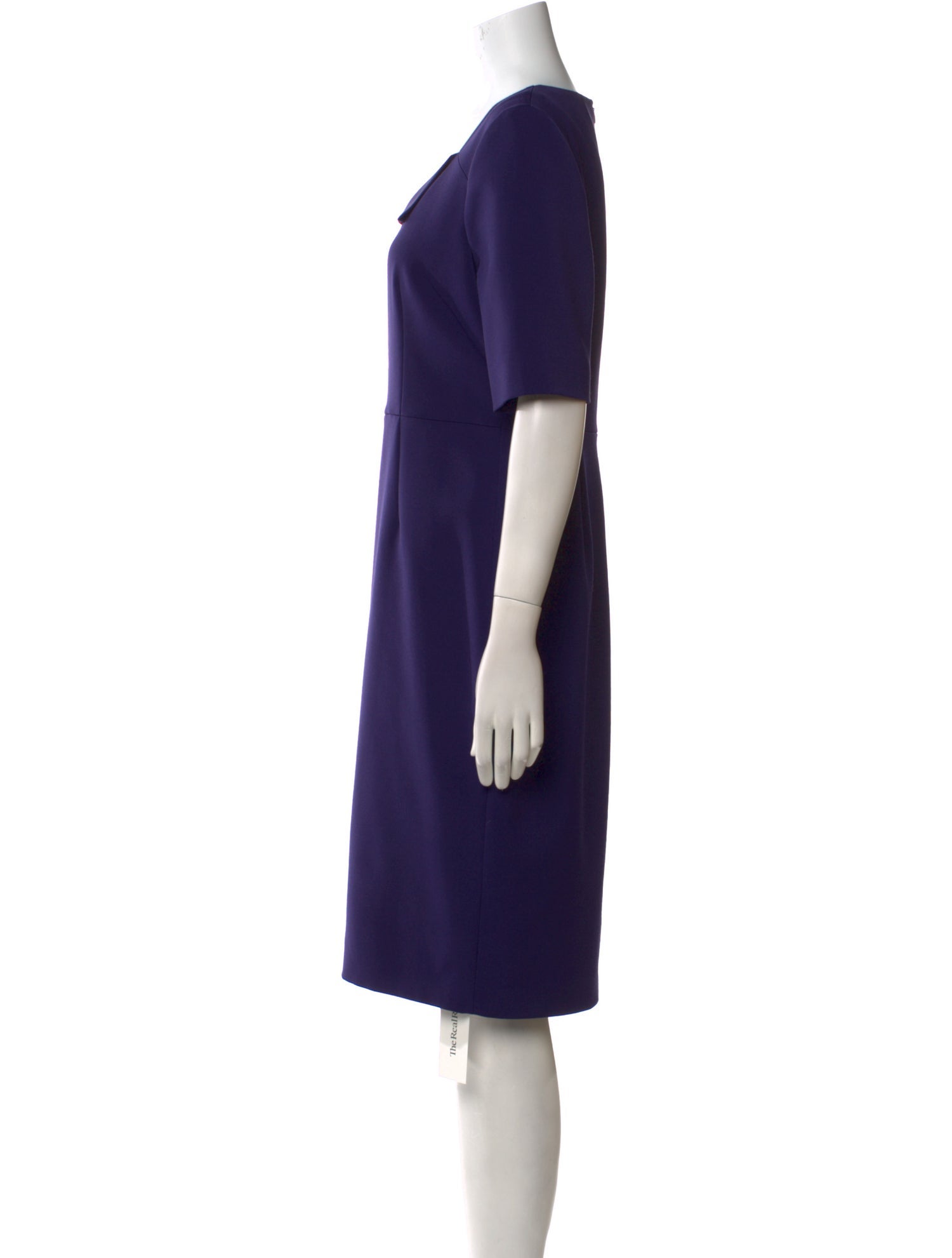 L.K. Bennett V-Neck Knee-Length Dress