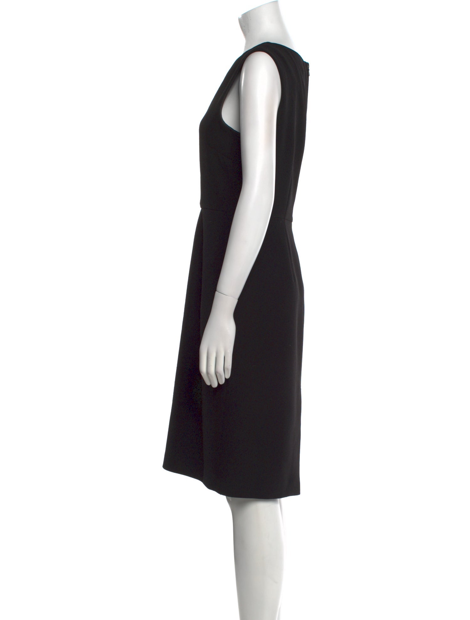 L.K. Bennett Bateau Neckline Knee-Length Dress