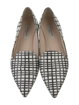L.K. Bennett Leather Printed Loafers