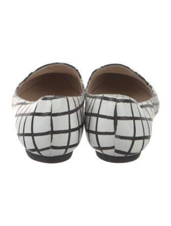 L.K. Bennett Leather Printed Loafers