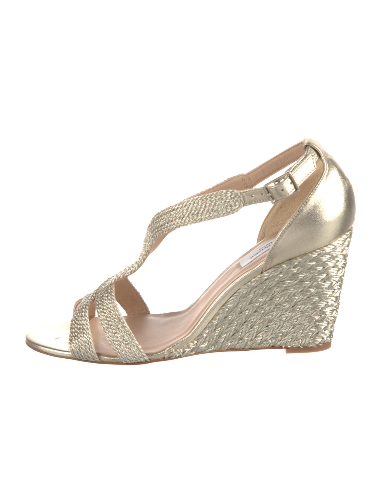 L.K. Bennett Leather Animal Print T-Strap Sandals