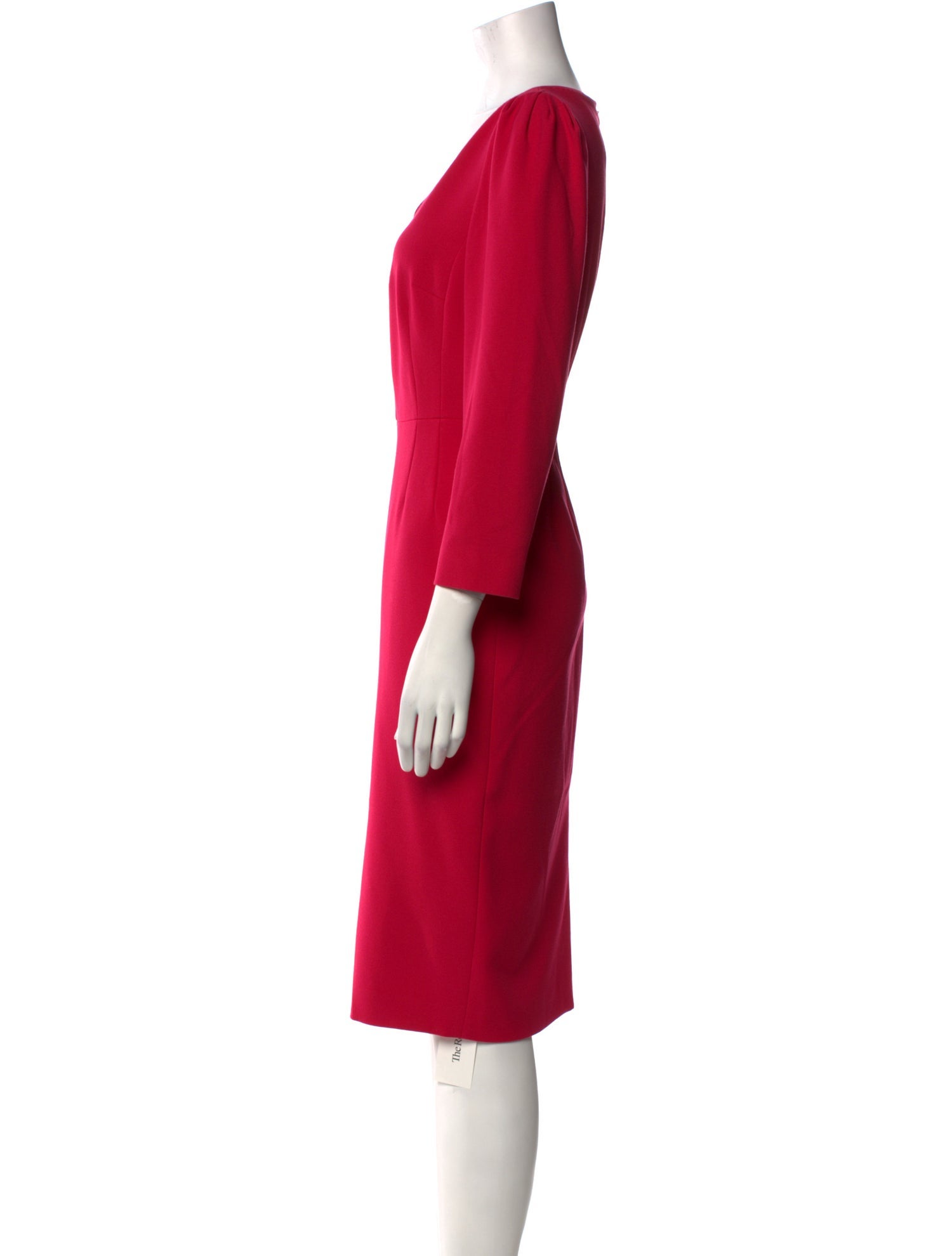 L.K. Bennett V-Neck Knee-Length Dress