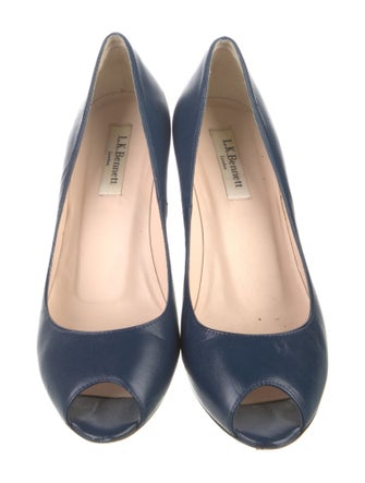 L.K. Bennett Leather Printed Pumps
