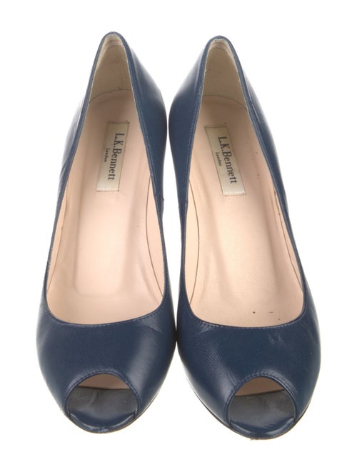L.K. Bennett Leather Printed Pumps