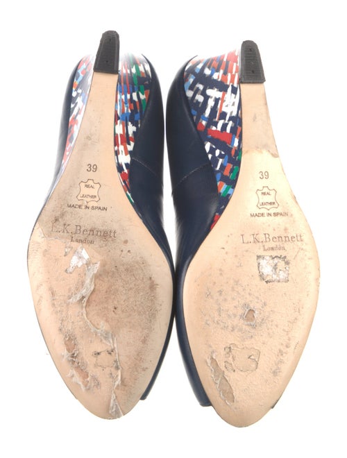 L.K. Bennett Leather Printed Pumps