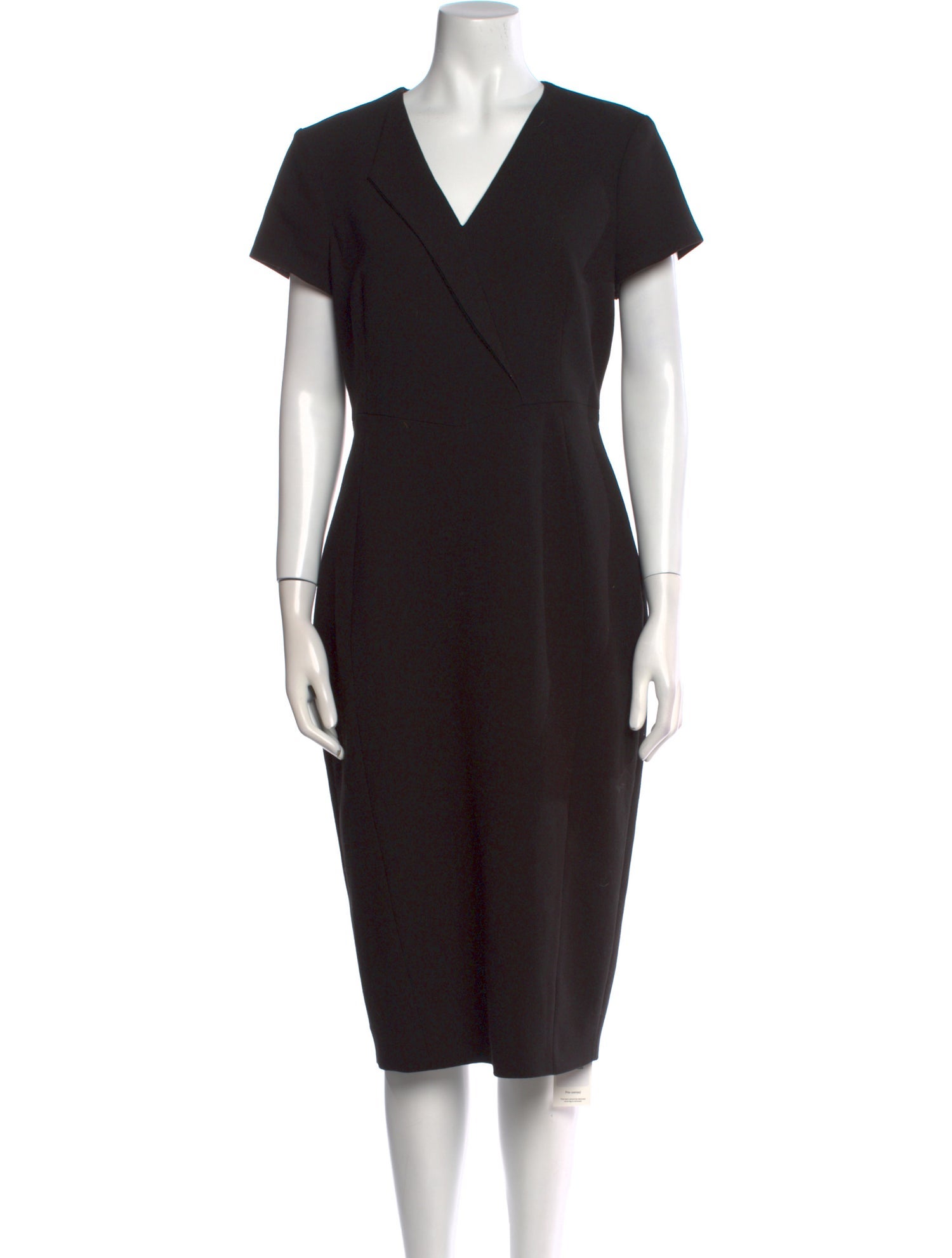 L.K. Bennett V-Neck Midi Length Dress