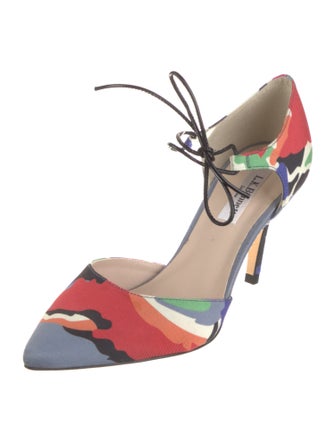 L.K. Bennett Printed D'Orsay Pumps