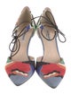 L.K. Bennett Printed D'Orsay Pumps